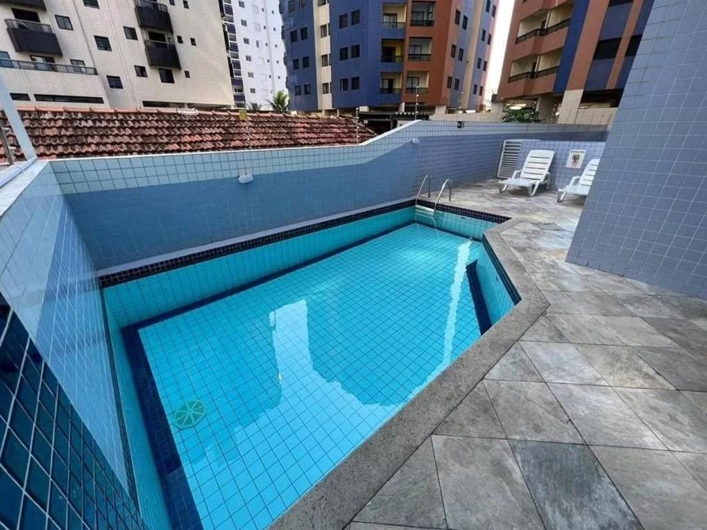 Apto Vista Mar, 8 Pessoas, Varanda Gourmet, Pe Na Areia! برايا جراندي المظهر الخارجي الصورة